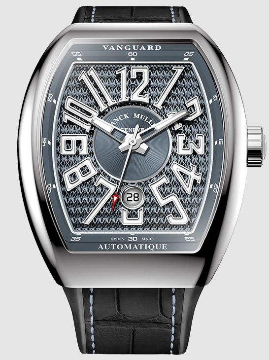Best Franck Muller Vanguard V 43 SC DT CLA ARD AC ARD GRI BLC AC (NR) Replica Watch